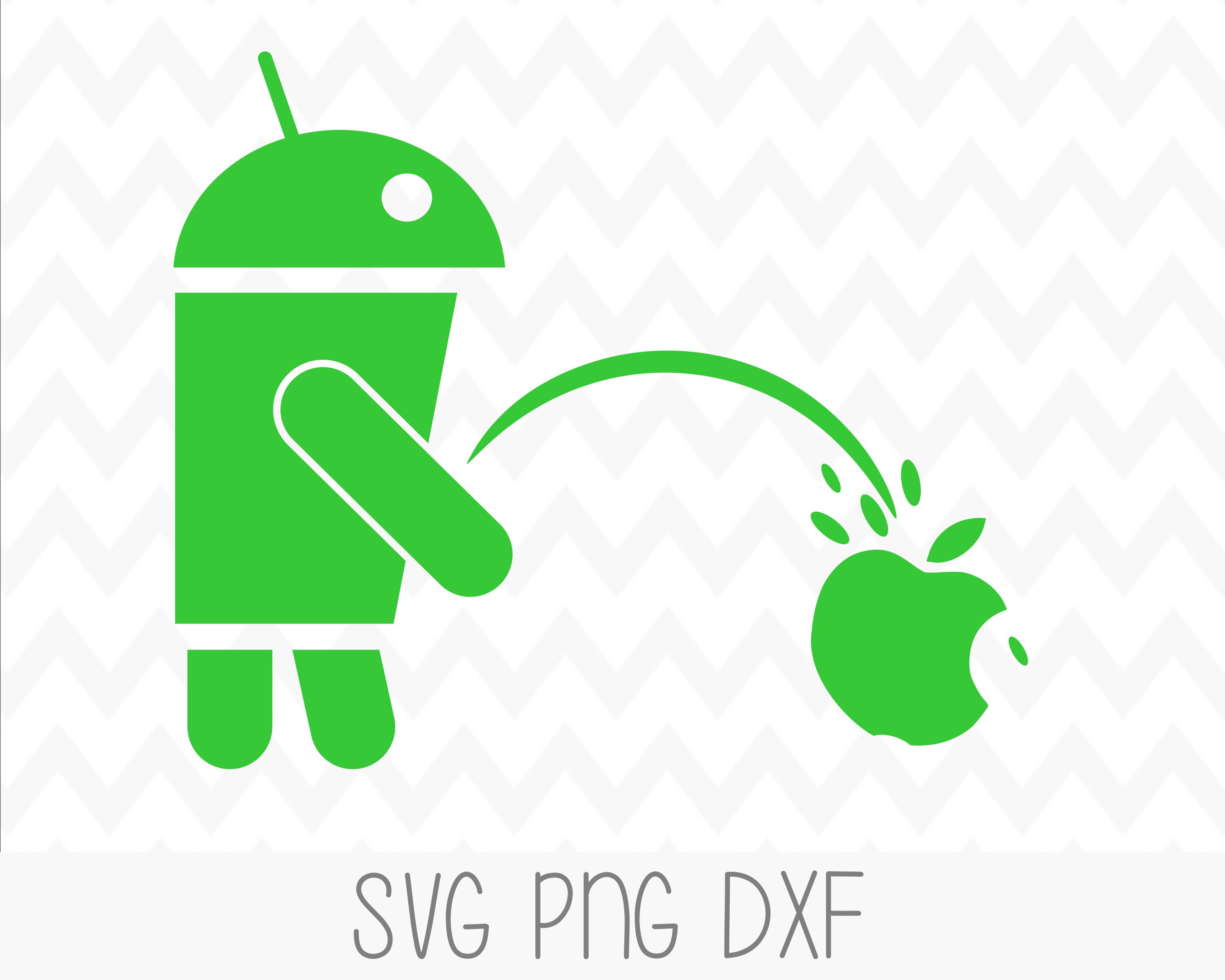 Download Android vs Apple SVG File Technology Geek cut For Cricut ...