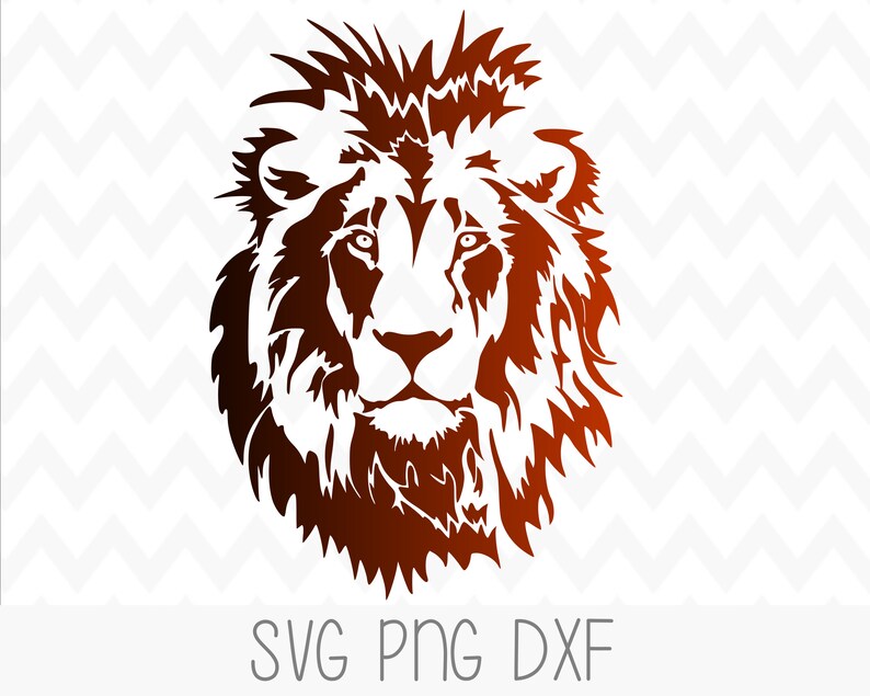 Lion SVG Lion Head svg Realistic svg For Cricut Tribal | Etsy