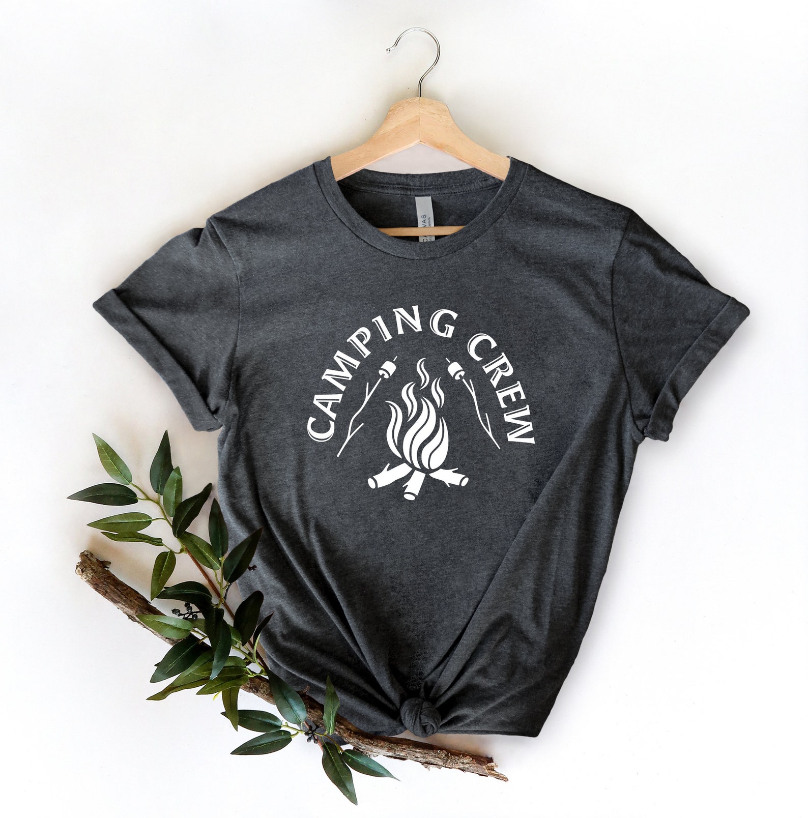 Camping Crew T Shirt Camping Family Shirt Mountain Shirt Etsy