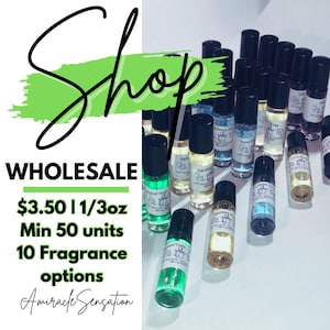 Wholesale Women & Men Body Oils | Pure Oil | 1/3 Oz Roll On Fragrances | Uncut Body Oil | Most Popular | Best Sellers