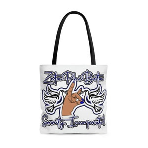 ZPB Tote Bag |  Zeta Phi Beta Tote Bag | ZPB  | Finer Woman | 1920 | Dove | Zeta Bag | Sorority Gifts | ZPhiB | Hbcu