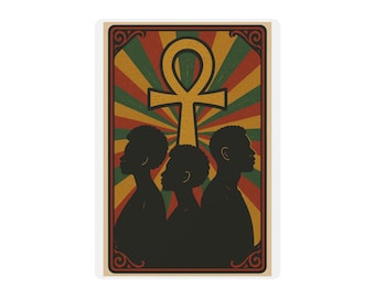Playing Cards, Ankh Juneteenth Spades Gift Unity Life, Poker Deck, Black History Month, African American, Card Game Night, Cultural