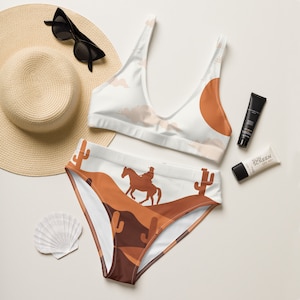 Women s Western Bikini Women s Desert Bikini Women s Cowgirl One Piece Women s Cowgirl High Waisted Swimsuit