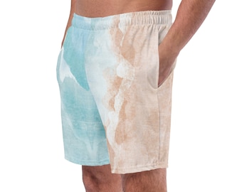 Men's High Tide Swim Trunks, Men's Swim Shorts, Men Clothing, Beach Day Wear