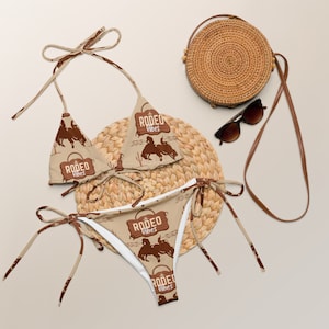 So Biquinis*COWGIRL SB Collection*バンドゥ*loretta rodeo Yeehaw Rodeo Cowboy Bikini | Baha Ranch Western Wear
