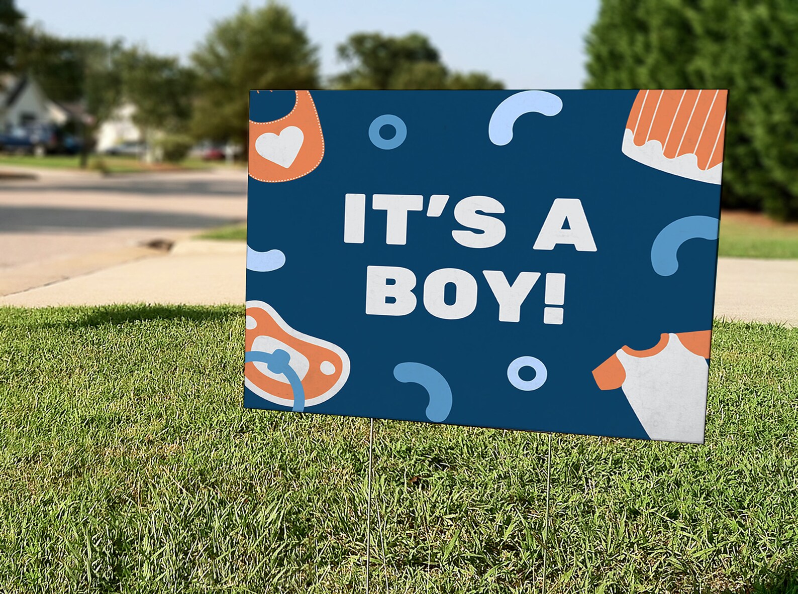It's a Boy Yard Sign 24 x 18 Etsy