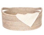 Artifacts Rattan Oval Basket