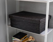 Artifacts Rattan Rectangular Storage Box with Lid