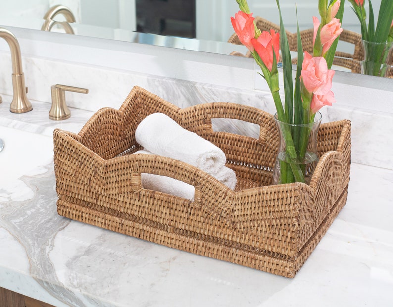 Scallop Collection Rectangle Basket image 1