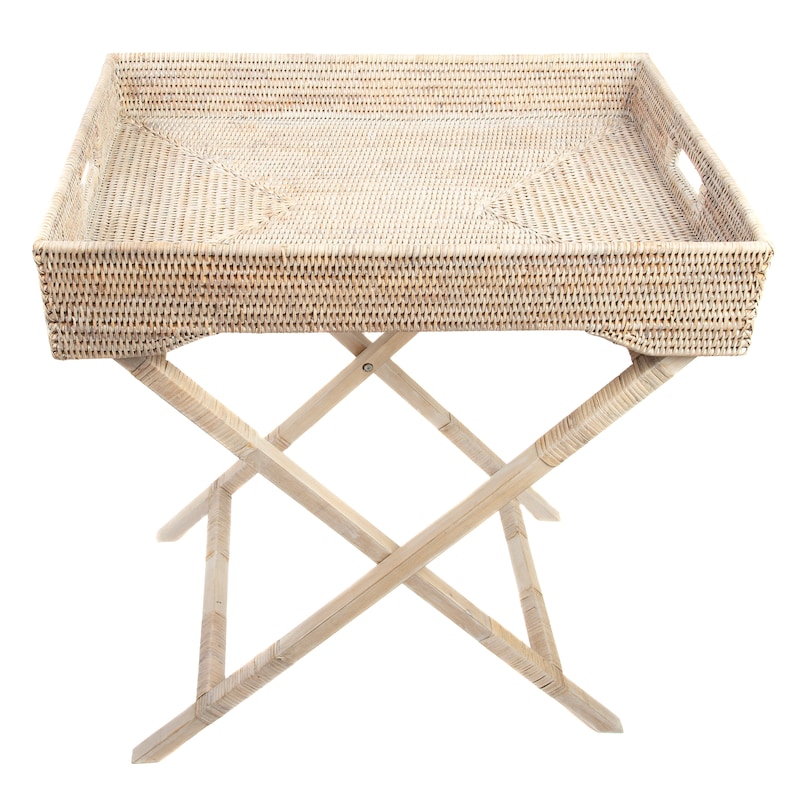 Artifacts Rattan™ Butler Tray & Table | Etsy