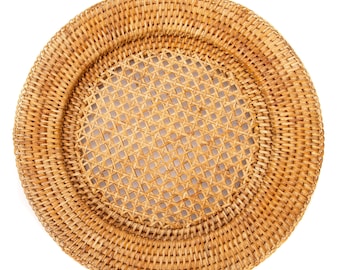 Artifacts Rattan™ Open Weave Charger