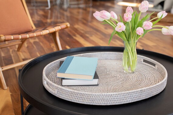 Oval ottoman tray deals