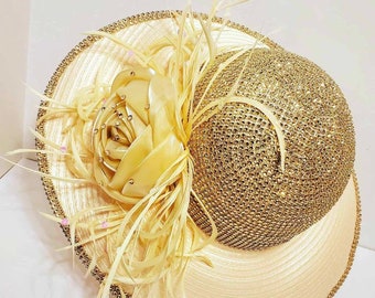 Glamorous Hat For Sunny Elegant Event.