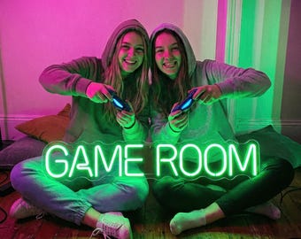 Custom Gamer Tag Neon Sign | Personalized Name Light for Game Room | Twitch Streamer Backdrop Decor | Video Game Lover Gift