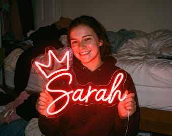 Custom Neon Sign Design Your Own Text | Personalized LED Name Logo | Bedroom Living Room Decor | Kids Room Light Art | Custom Gift
