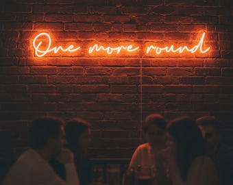 Custom Bar Neon Sign | Design Your Own Text Logo | Home Pub Wall Decor | Man Cave Light | Personalized Beer Lover Gift