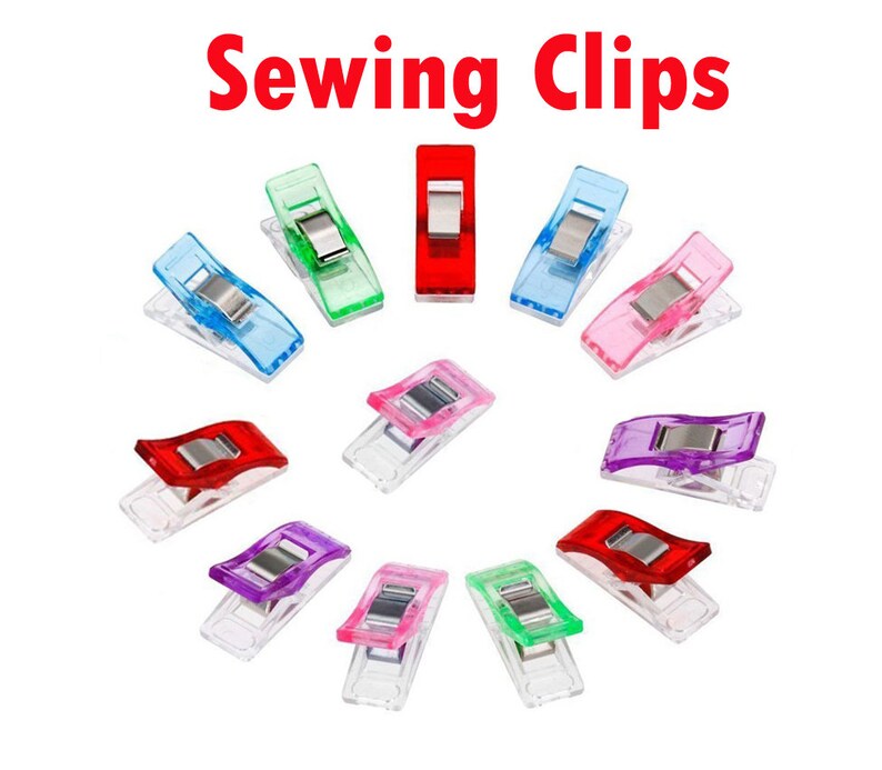50pcs Sewing Clip Quilting Clips Colored Binding Clips Etsy