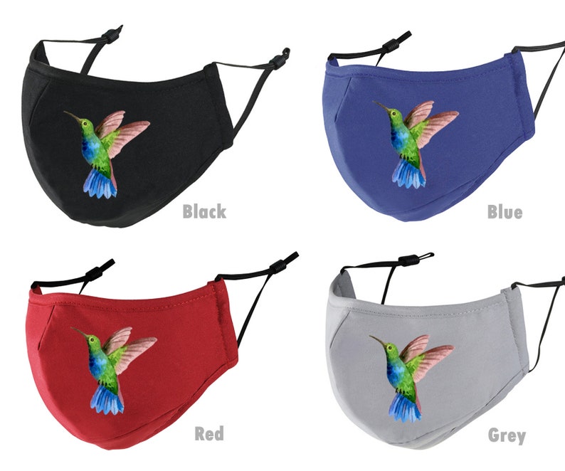Hummingbird Face Masks Bird Face Mask Nose Wire Adjustable PM Etsy