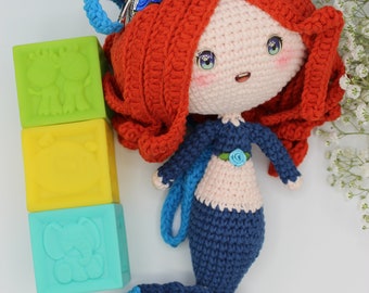 Crochet Mermaid Princess Purse: Toddler Girl Gift