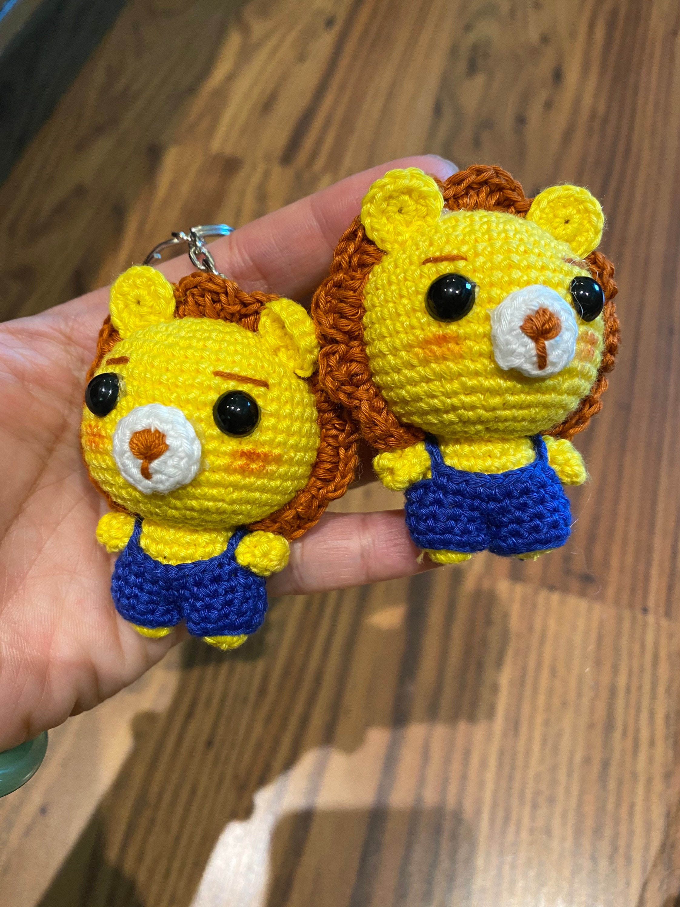 Crochet Amigurumi Animals Key Chain Best Gift Goodbye Etsy