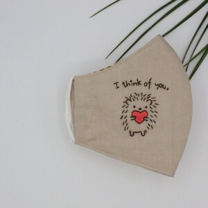 Spring mask, hand embroidered face mask; Fabric, Washable, Reusable /Anti-Dust/100% cotton/ship fast/ Comfortable/ quality Adult Face Mask