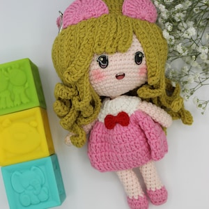 Pink Princess Crochet Toddler Purse, Little Girl Purse, Birthday Gift, Little Girl Gift, Christmas gift, Best gift for kids, handbag P14