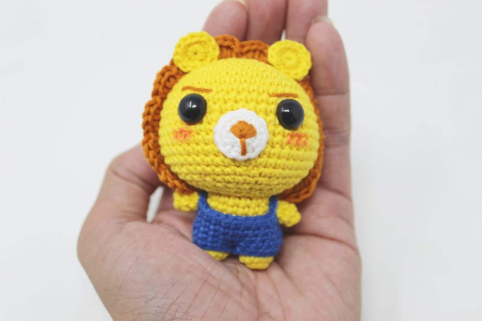 Crochet Amigurumi Animals Key Chain Best Gift Goodbye Etsy