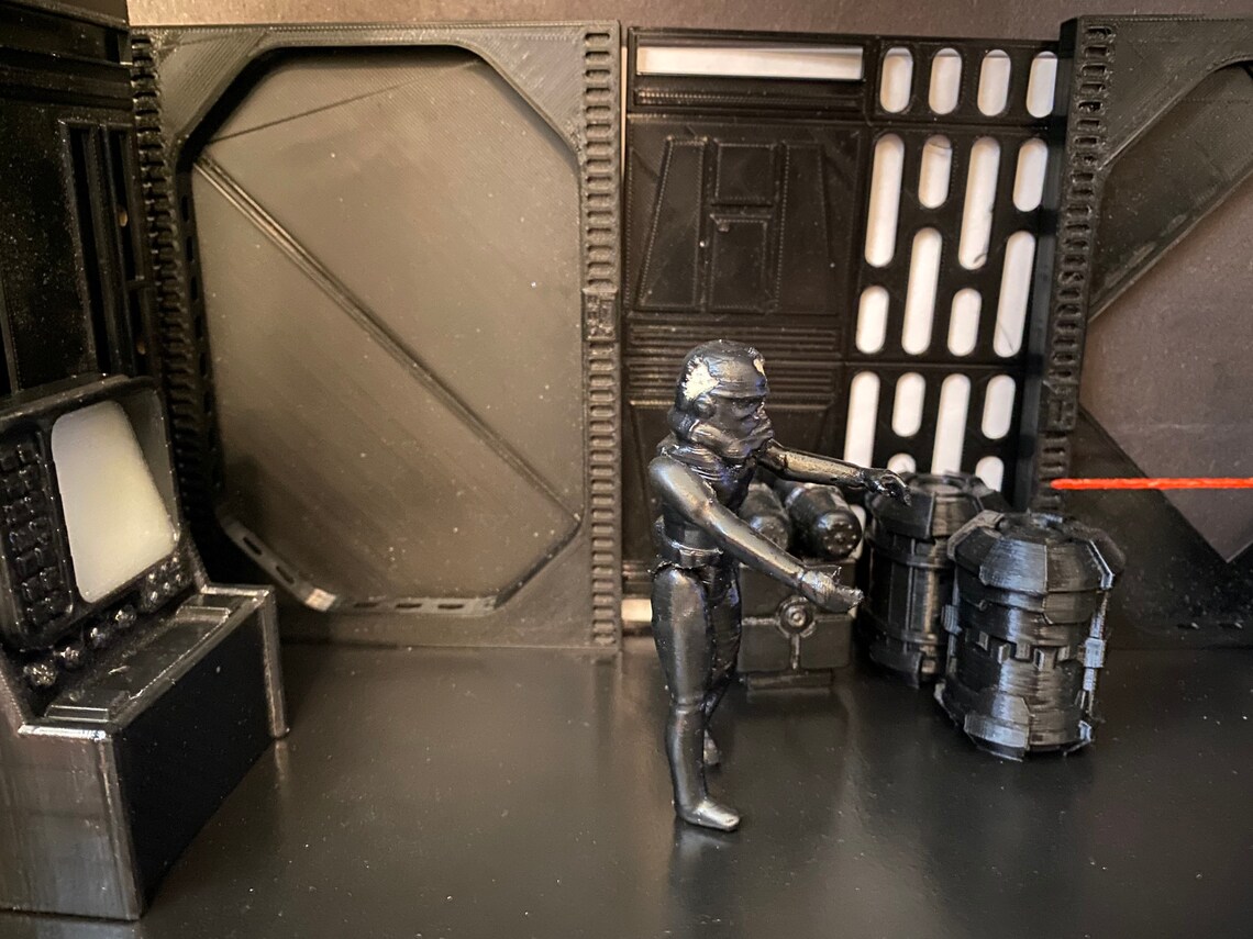 Star Wars Diorama W/exclusive Figure Etsy