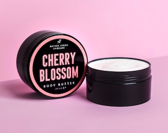 Cherry Blossom Body Butter with Whipped Shea Butter, Mango Butter, Lavender and Ylang Ylang Oils and Vitamin E