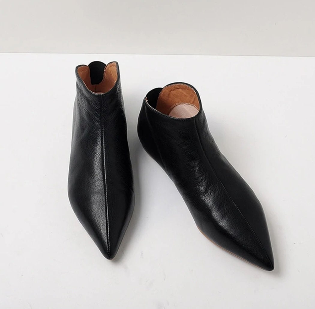flat dress boots womens