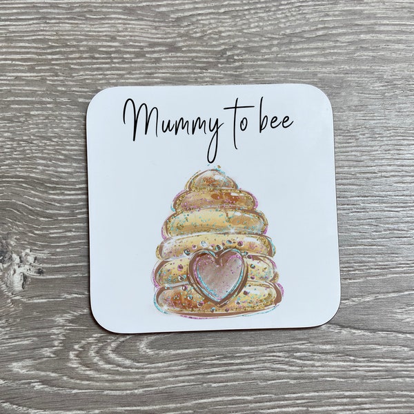Mummy to bee Gift | Mum to bee coaster