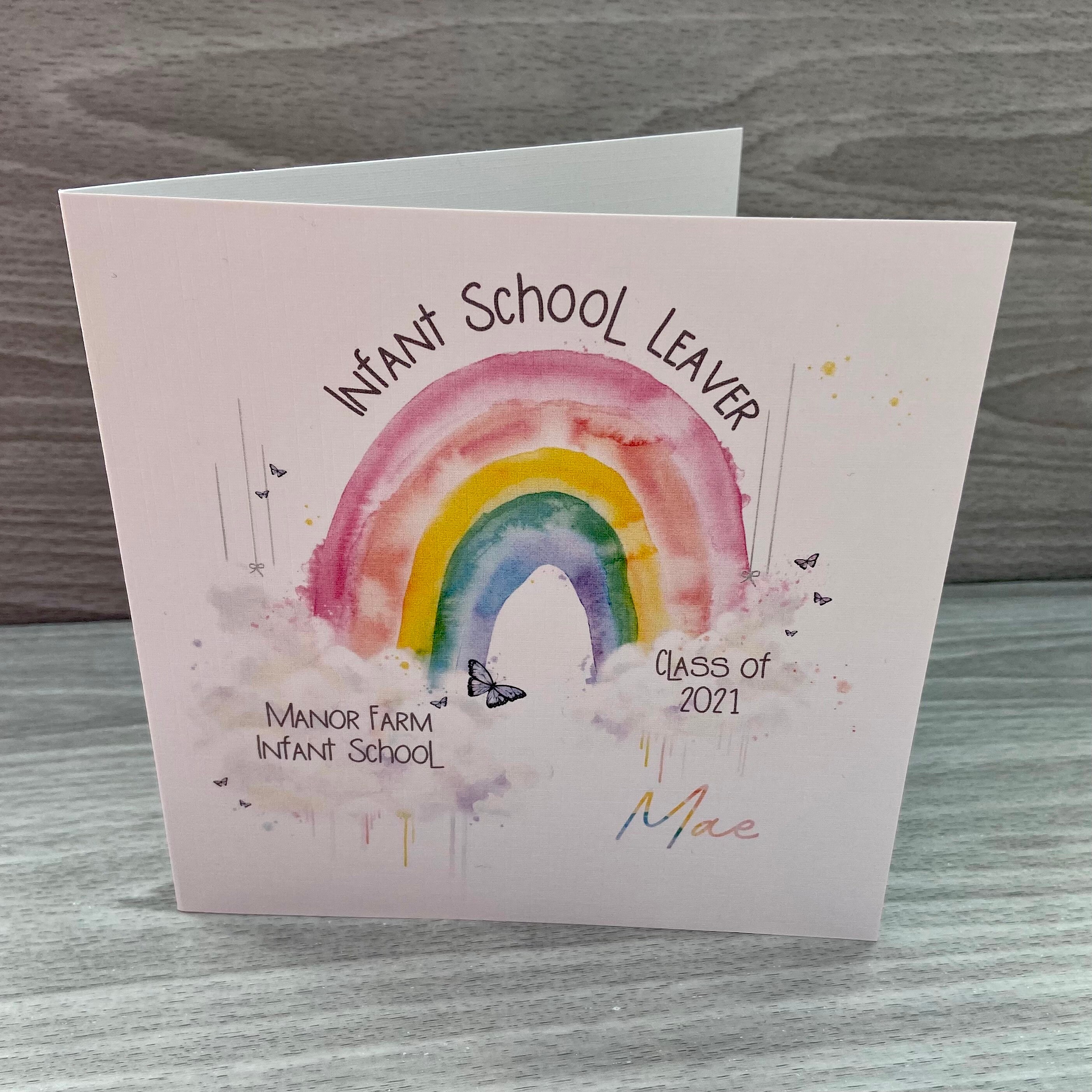 School Leaver Card Personalised School Leaver Gift Etsy