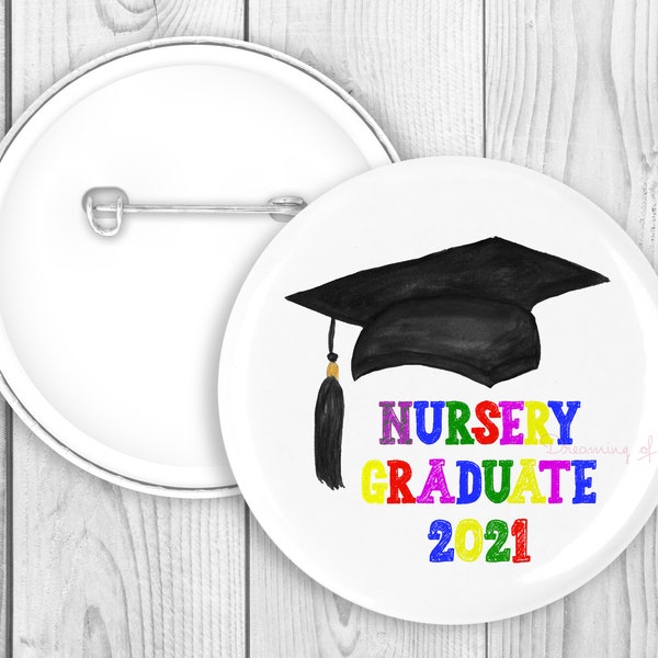 Nursery Leaver Badge | Preschool Graduation Badge | Graduation Award