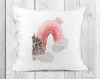 Personalised Princess Cushion | Nursery Decor | Personalised New Baby Gift