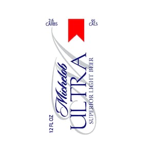 Michelob Ultra SVG/Beer SVG/eps,png,dxf/Michelob Ultra Logo svg/White and Blue Versions/Print ready file - Instant Download