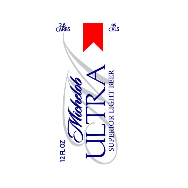 Michelob Ultra SVG/Beer SVG/eps,png,dxf/Michelob Ultra Logo svg/White and Blue Versions/Print ready file - Instant Download