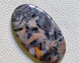 Natural Picasso Jasper Oval Shape Cabochon Loose Gemstone For Making Jewelry/Picasso Jasper Cabochon/Flat Back Picasso Jasper Gemstone AL