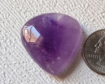 74.15 Carats Top Quality Natural Purple Amethyst Cabochon Gemstone For Making Jewelry Pendant Size Heart Shape Loose Amethyst Gemstone