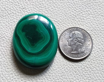 01 Pcs Top Quality Natural Malachite Cabochon Gemstone For Making Jewelry Pendant Size Oval Shape Loose Malachite Cabochon Gemstone