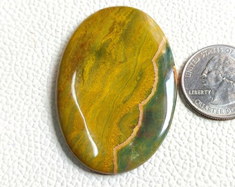Große Größe Oval Form Ozean Jaspis Cabochon Edelstein für die Herstellung von Schmuck Lose Ozean Jaspis April und Mai Birthstone