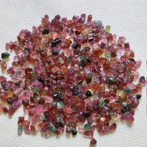 100Cts Natural Multi Tourmaline Rough Pink Tourmaline Raw Loose Rough Tourmaline Big Raw Tourmaline Mix Colour For Jewelry Making Clean Raw
