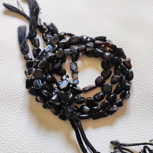 100% Natural Banded Agate Beads 14Inch Smooth Beads For making Jewelry Natural Smooth Polished banded Agate Beads Big Size Beads B32