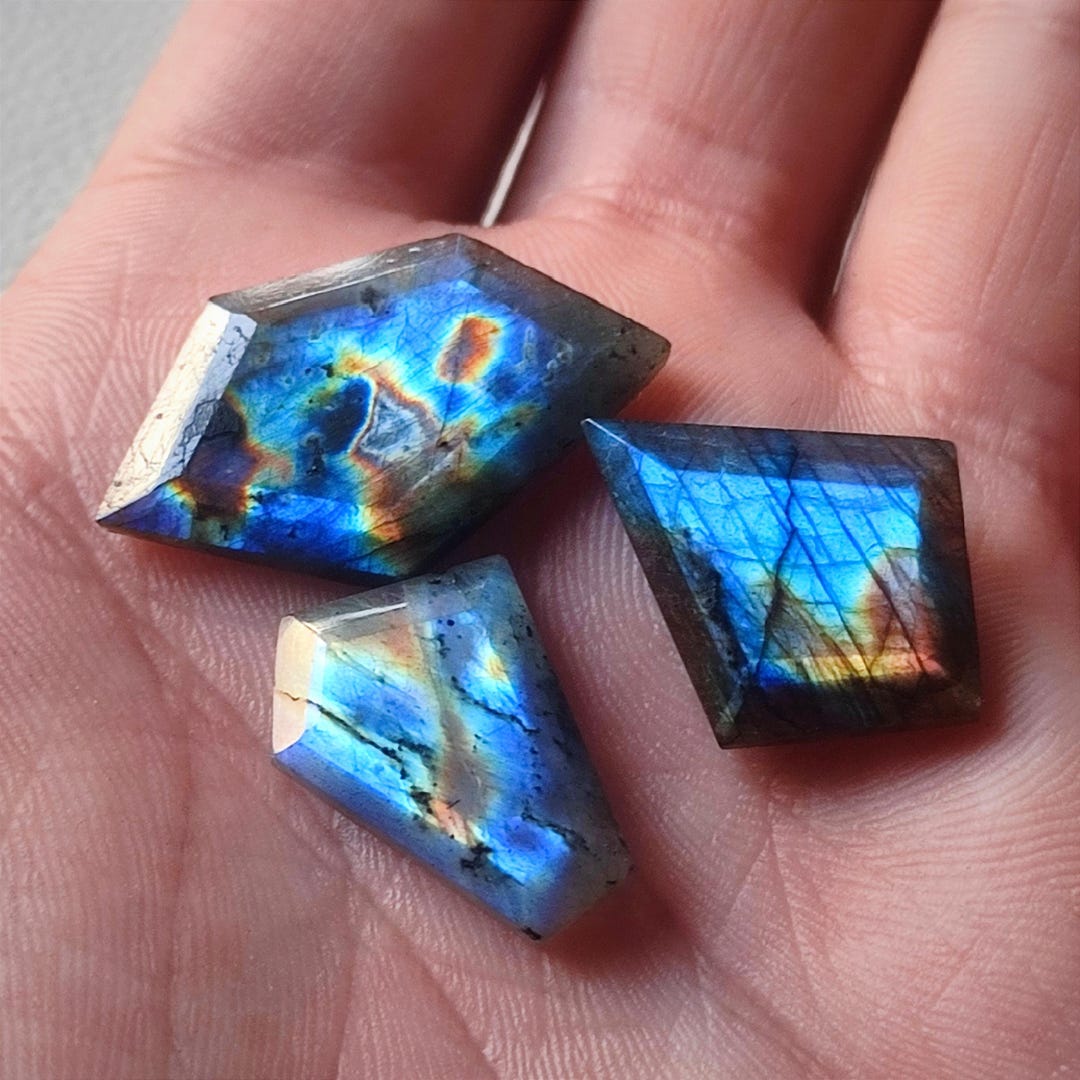 Labradorite Spectrolite Amazing Quality Blue Multi Labradorite Gemstone Natural Spectrolite ...