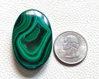 01 Pcs Top Quality Natural Malachite Cabochon Gemstone For Making Jewelry Pendant Size Oval Shape Loose Malachite Cabochon Gemstone