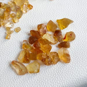 100CT From Lot Natural Citrine Rough| Blind Pour Citrine| Loose Citrine Raw| Madeira Citrine Quartz| Authentic Citrine Raw| Citrine Nuggets
