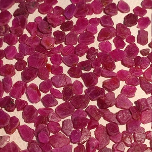 Variation Listing 100% Natural Ruby Gemstone Slices Ruby Rough For Making Jewelry Loose Ruby Slice Natural Shape Earth Mined Raw RA