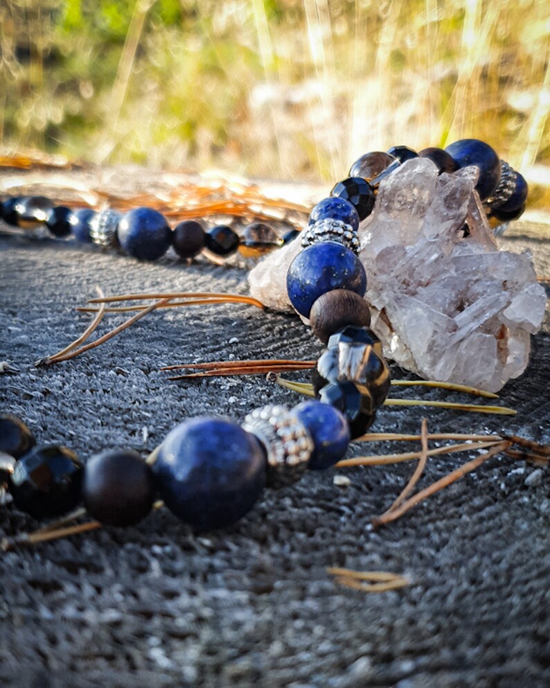 Beaded Necklace Collar Jewellery For Dogs Staffy Pitbull Amstaff Bully in Gemstones and Beads My Vitality