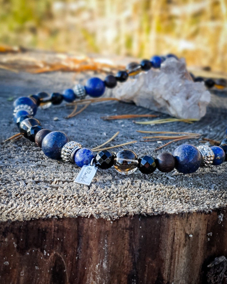 Beaded Necklace Collar Jewellery For Dogs Staffy Pitbull Amstaff Bully in Gemstones and Beads My Vitality