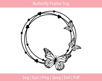 Free Free 105 Butterfly Circle Svg SVG PNG EPS DXF File