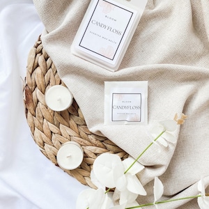 Candyfloss Duftende Sojawachs Melts: Blumiges Geburtstagsgeschenk-Set